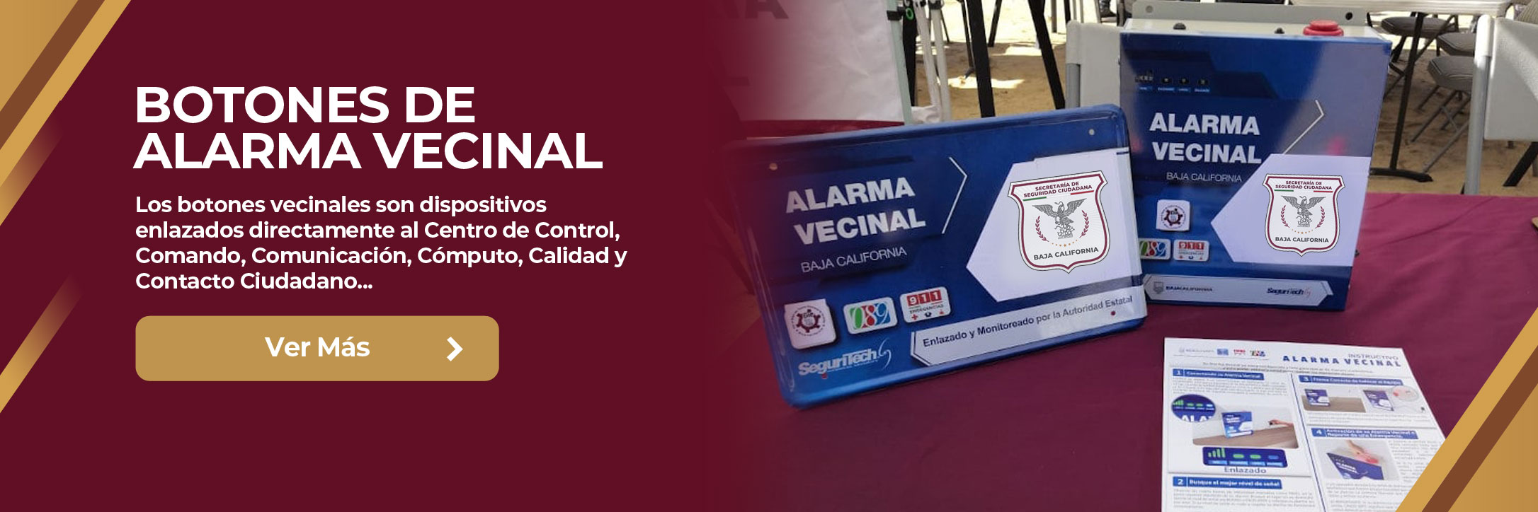 Botones de Alarma Vecinal